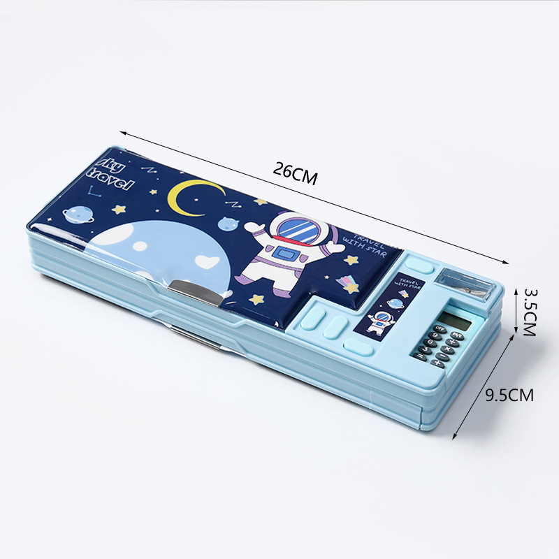 Scientific Calculator For Secondary School - 다기능 계산기 연필 상자 플라스틱 양면