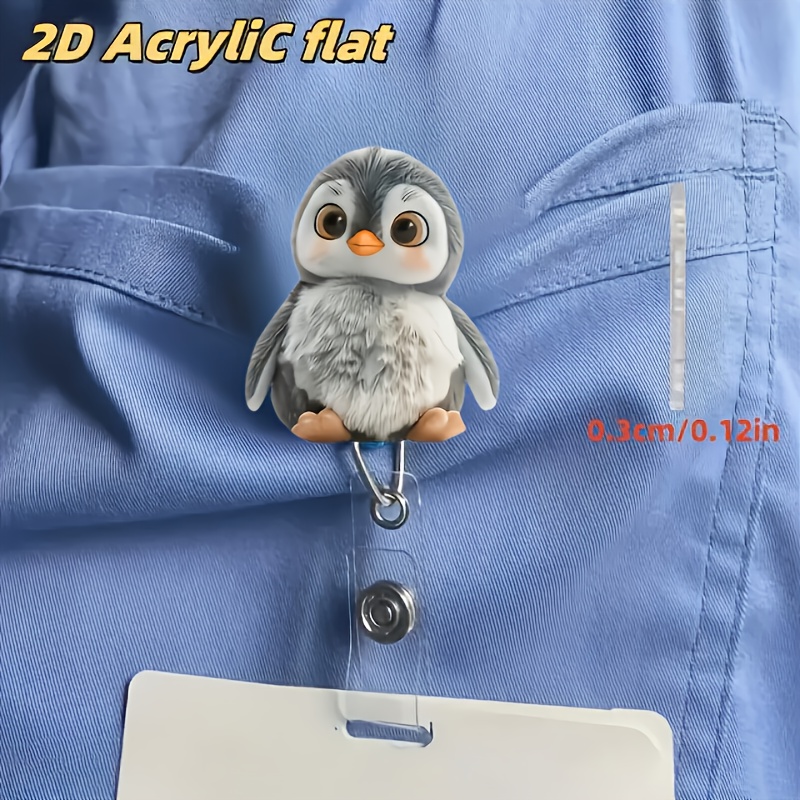 간호사를 위한 귀여운 고양이 모양의 신분증 릴 1개 - - School Supplies 리뷰 및 가격