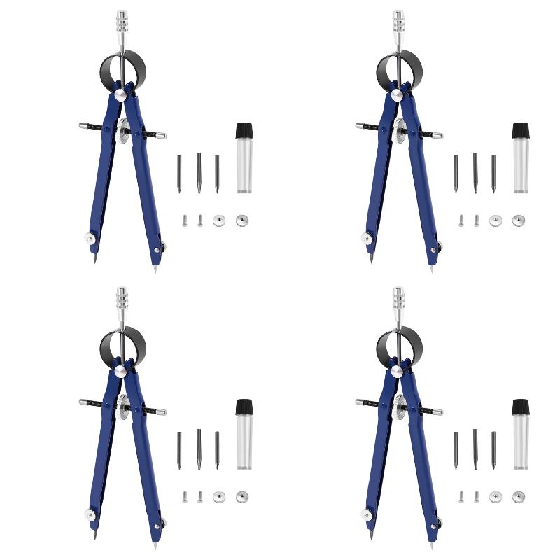 4팩 X(전문가용 컴퍼스, 잠금장치가 있는 컴퍼스 기하 - Math Geometry Set With Compass 리뷰 및 가격