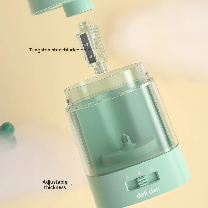델리 VA3 그린 USB 배터리 듀얼 드라이브 전동 연 - Electric Pencil Sharpener Usb 리뷰 및 가격
