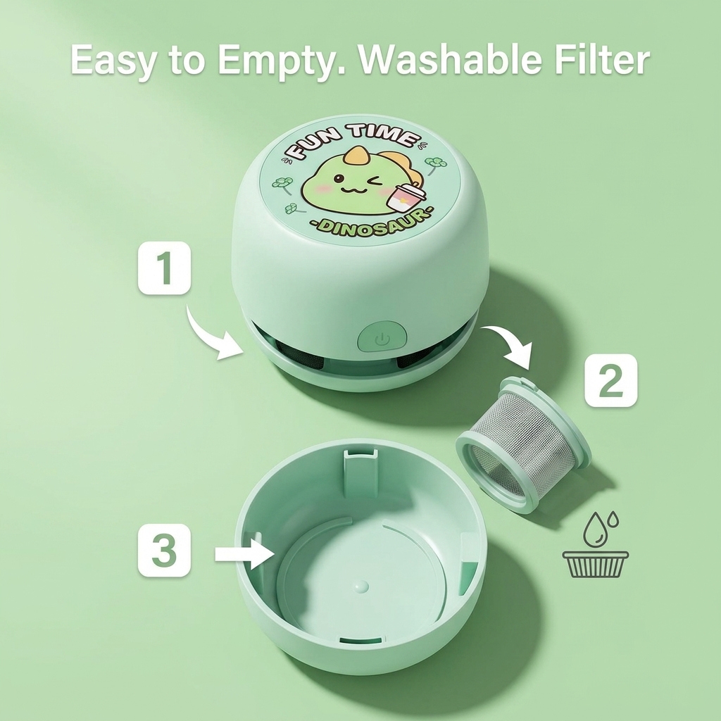데스크탑 진공 청소기 미니 충전식 무선 휴대용 핸드헬드 - Mini Desktop Vacuum Cleaner For Eraser Dust 리뷰 및 가격