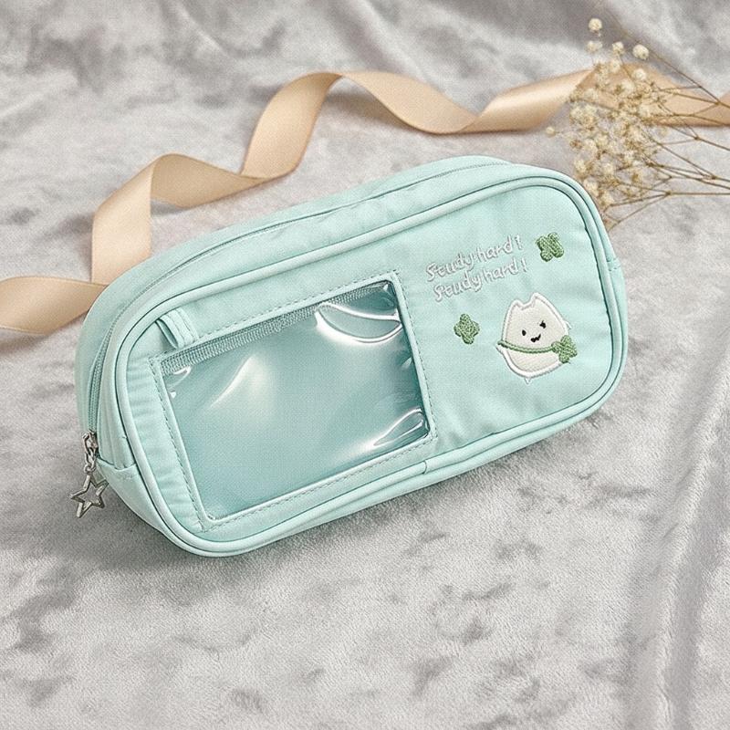 귀여운 필통 펜 파우치 대용량: 심플하고 심미적인 가방 - Aesthetic Large Pencil Case Pouch 리뷰 및 가격