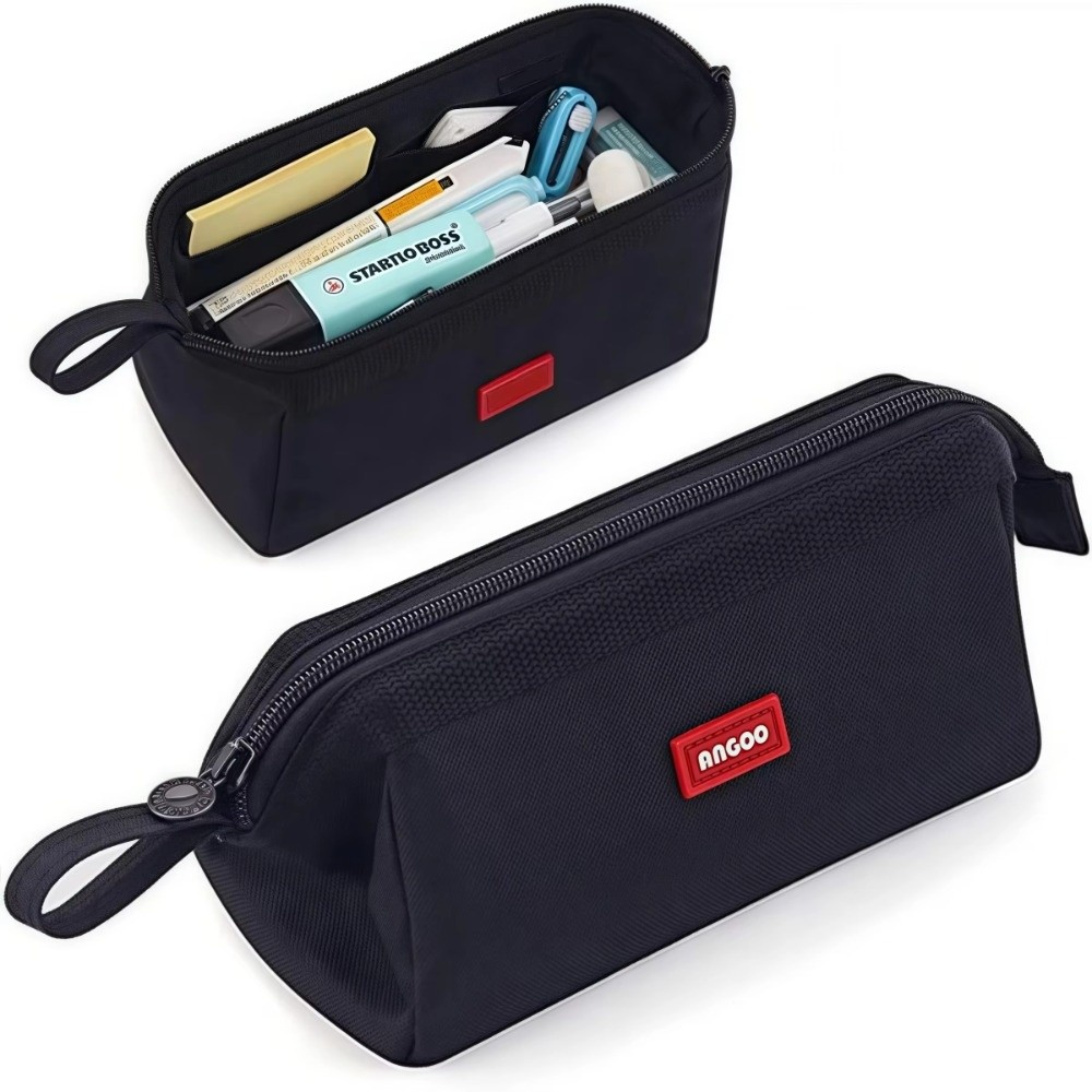 옥스포드 패브릭 캔버스 필통 심플 디자인 대용량 펜 파 - Aesthetic Large Pencil Case Pouch 리뷰 및 가격