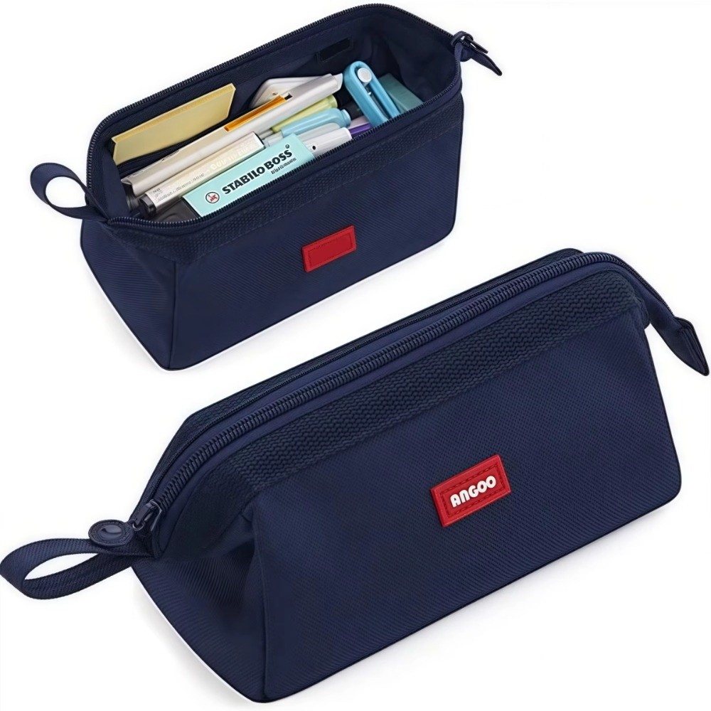 옥스포드 패브릭 캔버스 필통 심플 디자인 대용량 펜 파 - Aesthetic Large Pencil Case Pouch 리뷰 및 가격