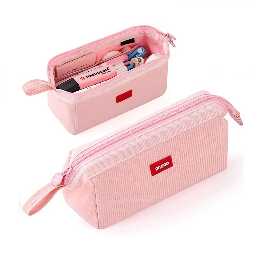 옥스포드 패브릭 캔버스 필통 심플 디자인 대용량 펜 파 - Aesthetic Large Pencil Case Pouch 리뷰 및 가격