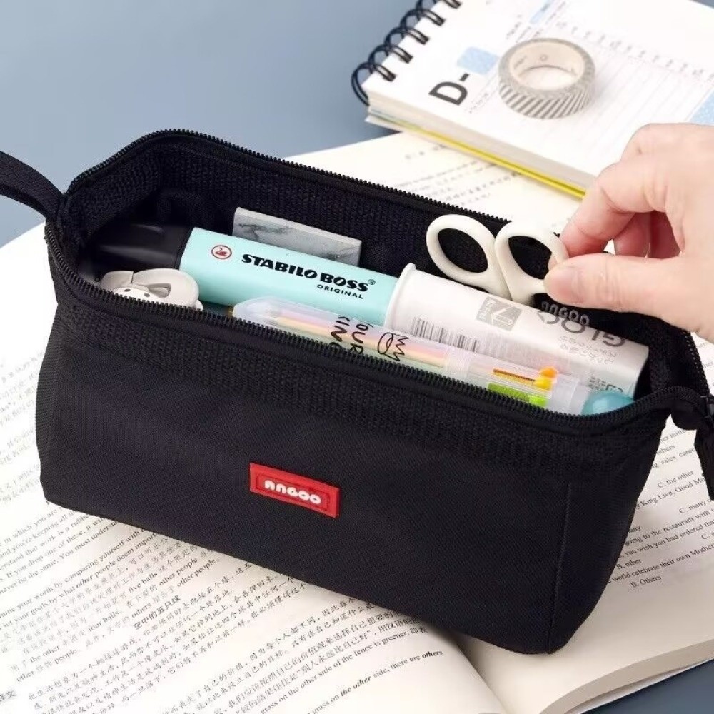 옥스포드 패브릭 캔버스 필통 심플 디자인 대용량 펜 파 - Aesthetic Large Pencil Case Pouch 리뷰 및 가격