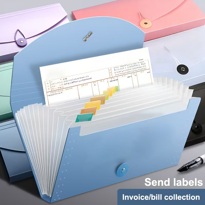 13개의 포켓이 있는 확장형 파일 정리함, 라벨이 있는 - Expandable Accordion File Folder 13 Pockets 리뷰 및 가격